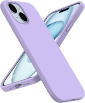 Луксозен силиконов гръб ТПУ ултра тънък SOFT FASHON CASE за Apple iPhone 15 6.1 лилав 